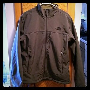 Navy green light weight fall jacket.